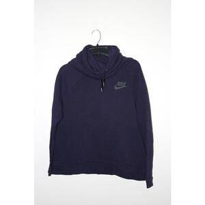 Women's Nike Dark Purple Hoodie with Cowl Neck Size Large